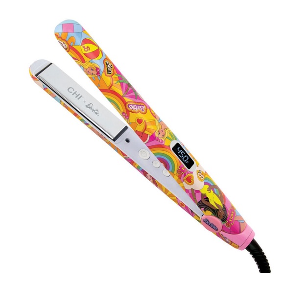 NIB CHI x Barbie Malibu Barbie 50th Anniversary Collection 1″ Titanium Flat Iron